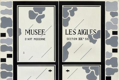 Marcel Broodthaers, Musée d'Art Moderne, Les Aigles section XIXe siécle