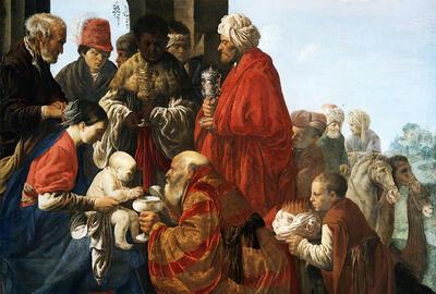 Hendrick ter Brugghen, De aanbidding van de  koningen, 1619 