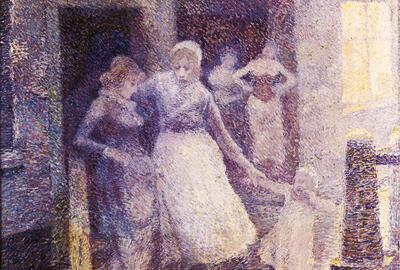 Jan Toorop, In de Nes (nachtleven), 1889 
