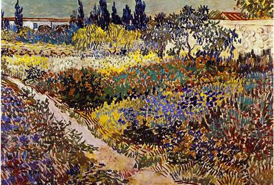 Vincent van Gogh, Tuintje in Arles, 1888 