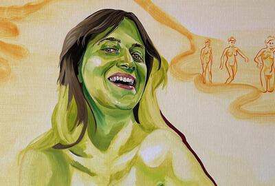 Het beeld: Dwingelandij van de glimlach