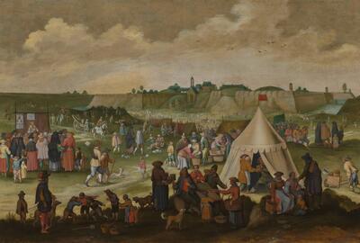 Anonieme Meester, Zuid-Nederlands, Antwerpen, 1ste kwart 17de eeuw, De afbraak van de Antwerpse citadel in 1577