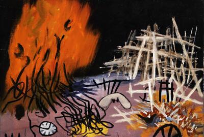 Constant Nieuwenhuys, Verschroeide aarde I,