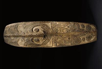 Sepik Schild uit Nieuw-Guinea