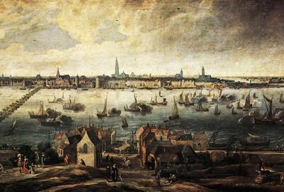 Jan Wildens, Gezicht op de rede van Antwerpen,