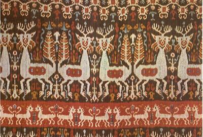 Anoniem, Oost-Soemba, Versierd mannendoek 