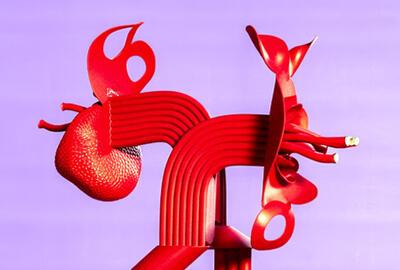 Cesar Bailleux, Flower Plant, 1967