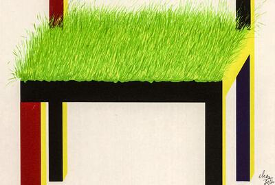 Etienne Elias, Hommage aan  Jan Dibbets, 1969