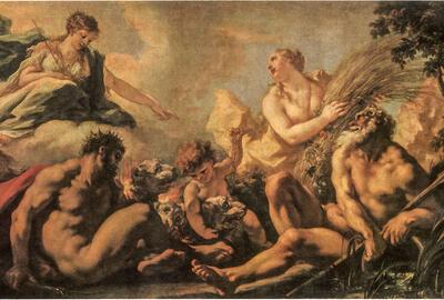 Giovanni Antonio Pellegrini, De vier elementen  van de brouwers 