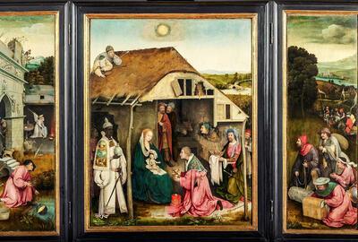 Jeroen Bosch,  Aanbidding der Wijzen 