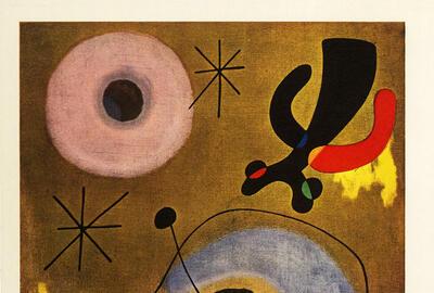 Joan Miró, Paars van de maan, 1952 