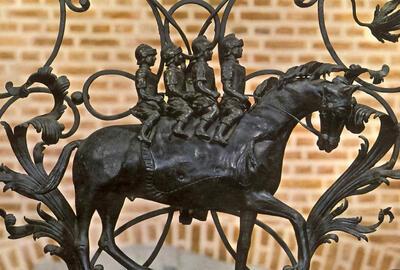 Onbekend Meester, De vier Heemskinderen, 1750