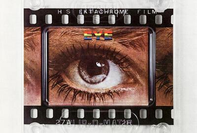 Joe Tilson,  Kleurendia: Het gezicht 