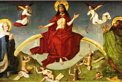 Antwerpse meester, Het laatste oordeel,  de zeven werken van  barmhartigheid en de  zeven hoofdzonden 