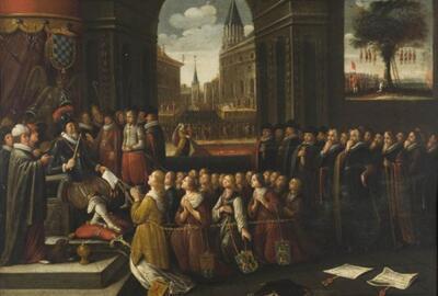 Het schrikbewind van Alva, 17de eeuw, collectie STAM, objectnummer 00793 