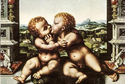 Joos van Cleve, Het Kind Jezus en Sint Jan