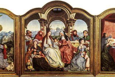 Quinten Metsys, De triptiek van de broederschap der H. Anna te Leuven