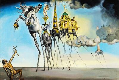 Salvador Dali, De bekoring van  St-Antonius 