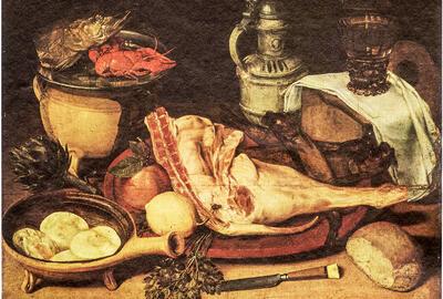 Georg Flegel, Stilleven met kalfsbout 