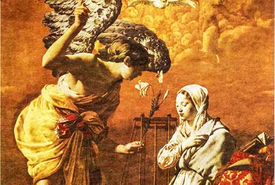 Hendrick ter Brugghen, De blijde boodschap, 1629