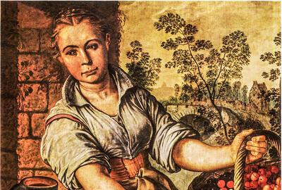 Joachim Beuckelaer, Groenteverkoopster, 1565