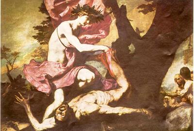 Jusepe de Ribera, Marsyas door Apollo gevild, 1637