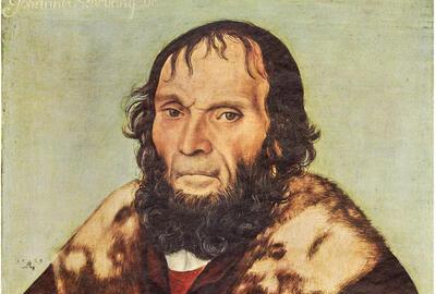 Lucas Cranach de Oude, Portret van Dr. J. Schöner, 1529