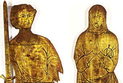 Onbekend Meester, Grafplaten van Willem Wenemaer en van Margarete Sbrunen 