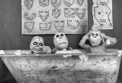 Roger Ballen, Bubble Bath, 2016, Roger’s Rats. Courtesy of Roger Ballen.