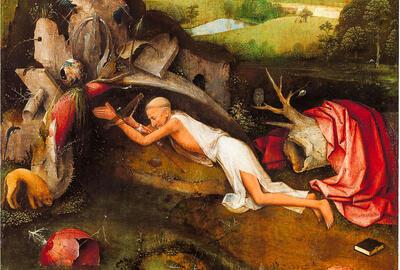 Hiëronymus Bosch, De Heilige Hiëronymus in gebed