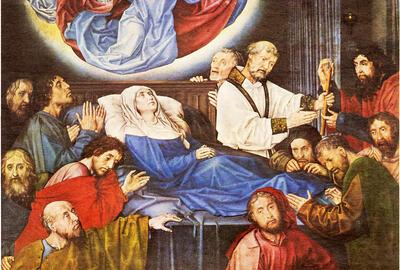 Hugo Van der Goes, De Dood van Onze-Lieve-Vrouw 