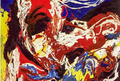 Karel Appel, Vliegende man, 1958