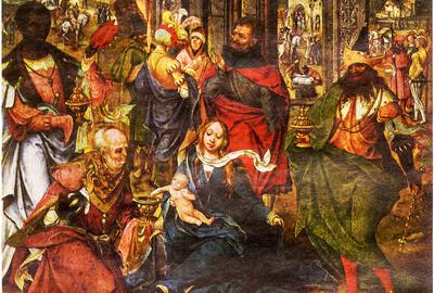 Meester van de Antwerpse Aanbidding, De Aanbidding