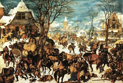Roelandt Savery, Plundering van het dorp, 1604