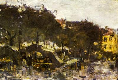 Willem Vogels, De Groentemarkt te Oostende 