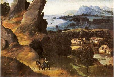 Joachim Patinir, Landschap met de Vlucht naar Egypte 