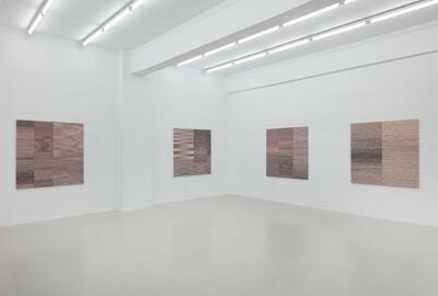 Céline Vahsen, Ausstellungsansicht, 2024, Saarländische Galerie, Berlin. Foto: Ludger Paffrath