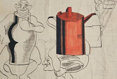 Brusselmans, Les compagnons de l’art (détail) (1939