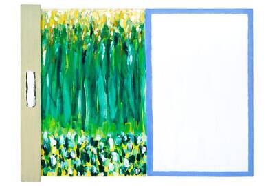 Roger Raveel, Koren en witte rechthoek, 1968-88