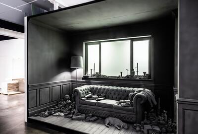 Hans Op de Beeck, The Lounge, 2016