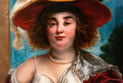 Pikant, Cover. Dit portret toont Elisabeth Jordaens, geschilderd door haar vader Jacob Jordaens tussen circa 1637 en 1645.