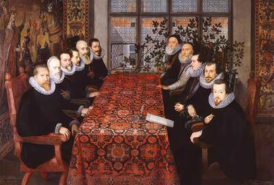 Anoniem, De ondertekening van het Verdrag van Londen in 1604